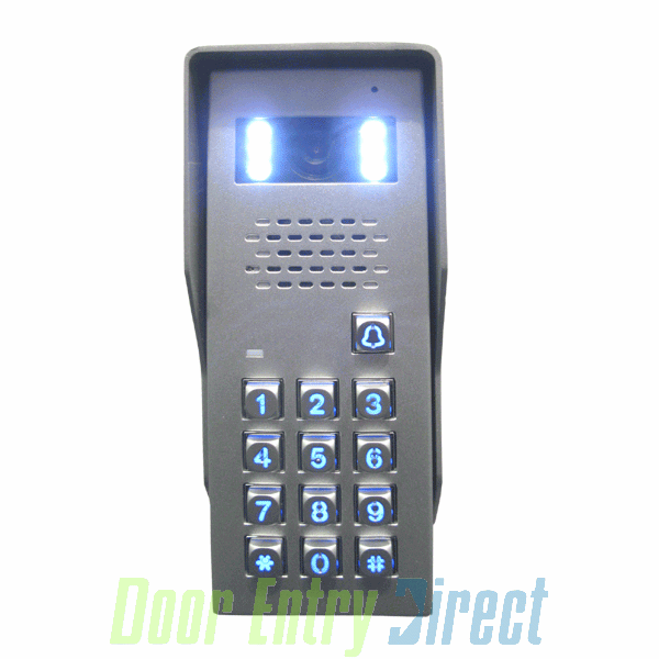 CVP01S/05 01 way colour video intercom panel & keypad