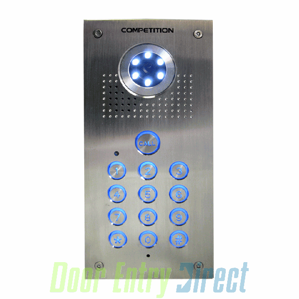 CVP01VR/05 01 way vandal resistant colour video intercom panel & keypad