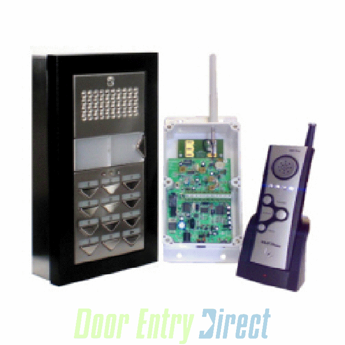 601CLK 1 button wireless intercom comelit with keypad