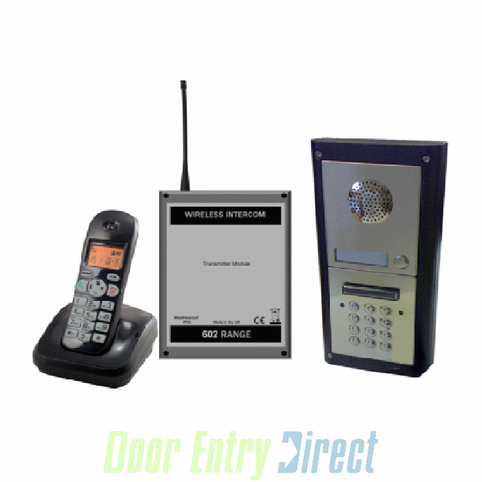 602-4VK Wireless intercom with Videx 4000 series panel & keypad