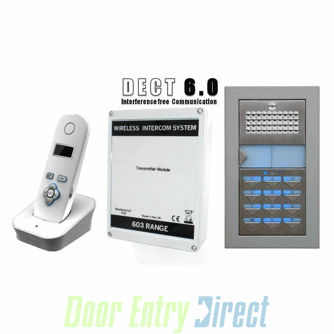 603-CLK 603 wireless audio kit, Comelit Powercom surface keypad pan.