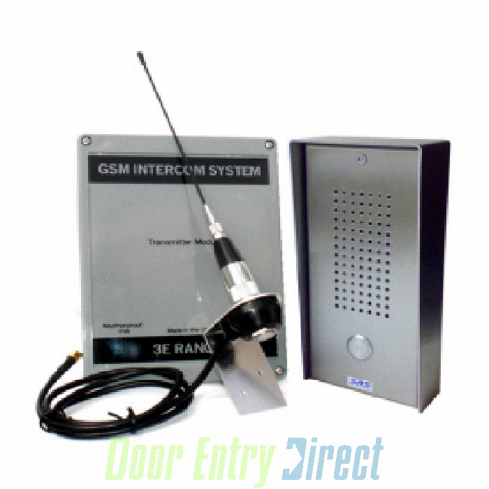 GSM3E-S 1 button GSM intercom SRS stainless steel panel