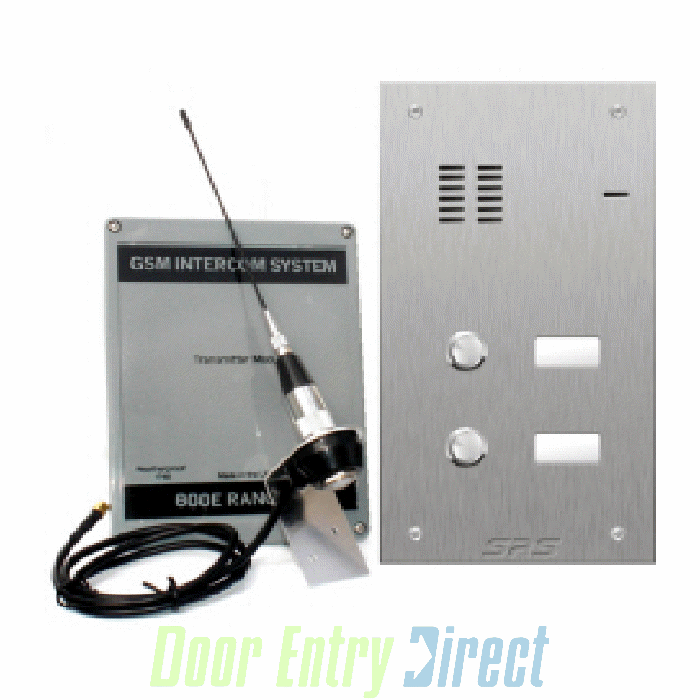 GSM800E-S2 2 button GSM intercom stainless 