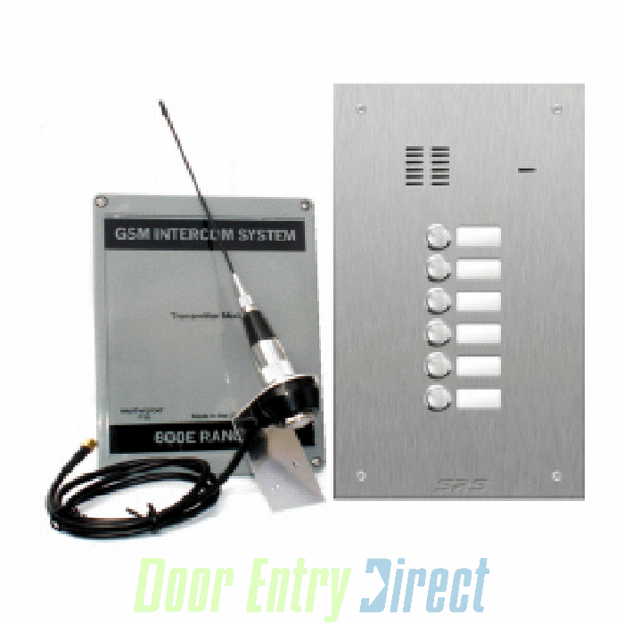 GSM800E-S6 6 button GSM intercom stainless 