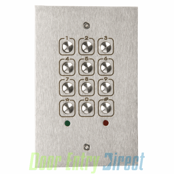 216F Bell      stainless steel vandal resistant flush keypad