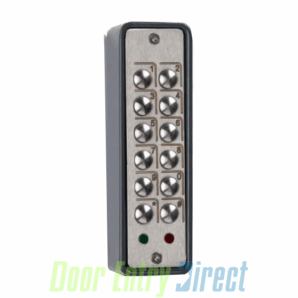 217 Bell      slim stainless steel vandal resistant keypad