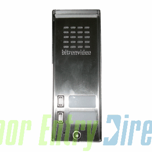 AV1183-002 Minox     2 button s/steel panel c/w spkr surface 1+n