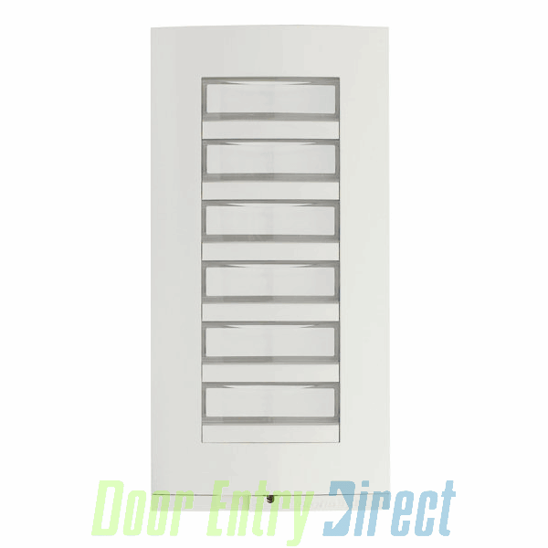 HPP/6BI BPT       6 button Targa extension panel          (white)