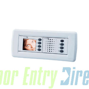 NOVA/V200UKBB BPT       Nova video monitor - White Syst 200 inv bckbox