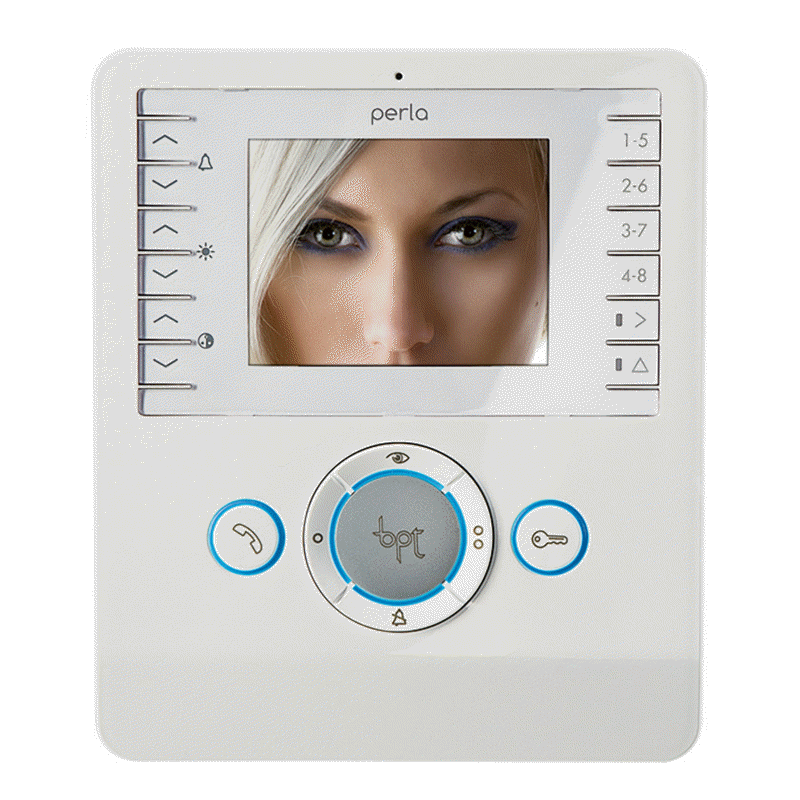 PEVBI BPT Perla Hands free colour monitor White