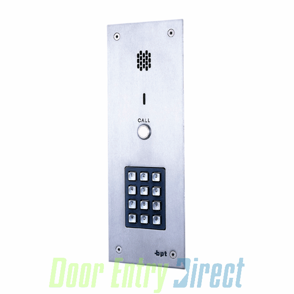 VRAK300/1 BPT       01 button, s.steel Sys 300, VR audio panel, keypad