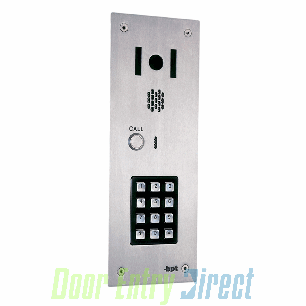 VRVK300/1 BPT       01 button, s.steel Sys 300, VR video panel, keypad