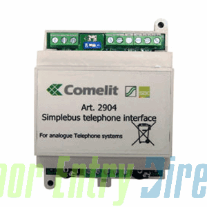 2904 Comelit Simplebus telephone interface