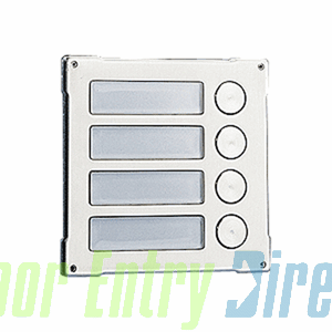 3064/C Vandalcom stainless steel module - 4 push-buttons Simplebus