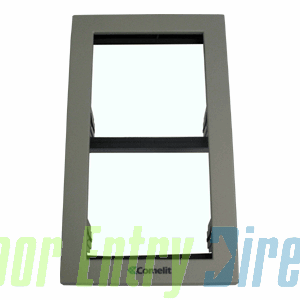 3311/2G iKall 2 Module Holder Frames with Cornices. Grey