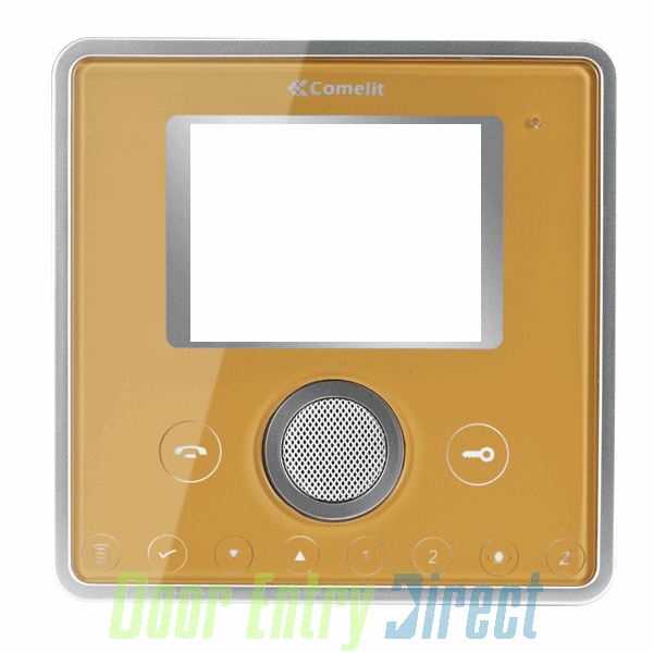 6101G Comelit   front template, 12 push-buttons, Orange colour