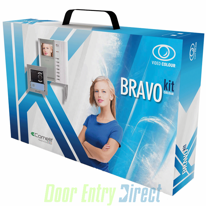 8184I Comelit   Bravokit colour 2 + 2 (1 user with flush Ikall)