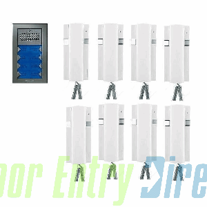 8208PWSP 08 user surface-mounted audio kit. 5-wires cabling