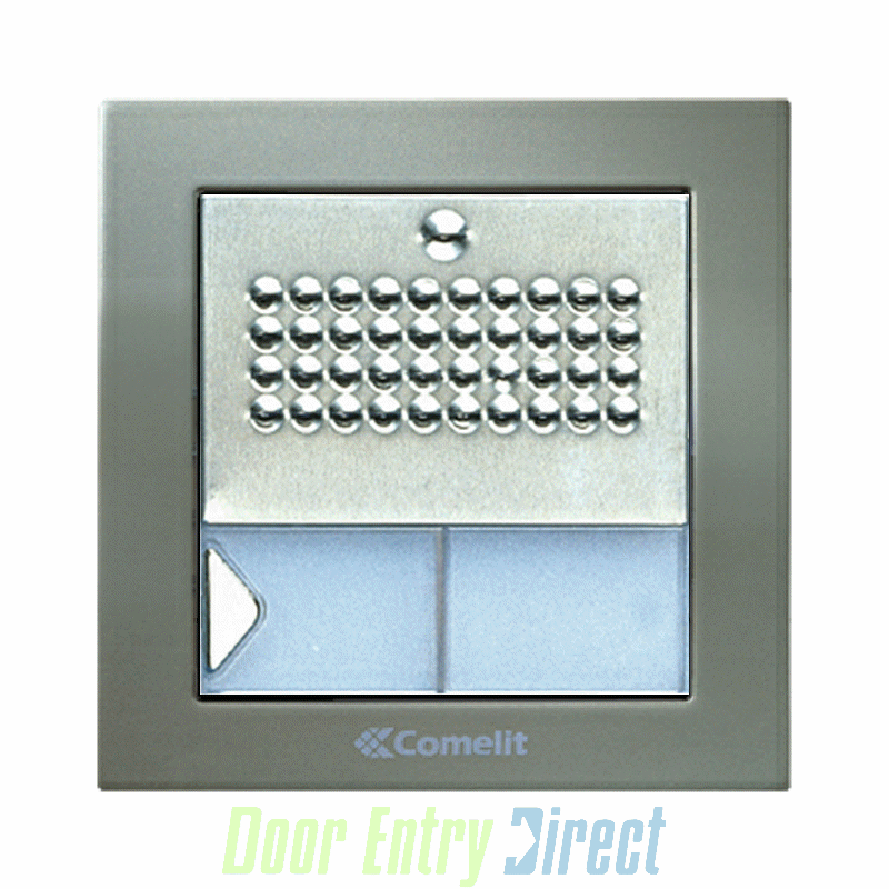 CPSFA-01 Comelit Powercom 01 button, 2 wire audio panel, flush