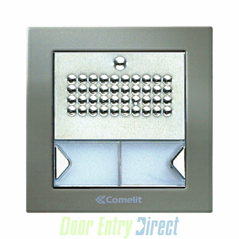 CPSFA-02 Comelit Powercom 02 button, 2 wire audio panel, flush