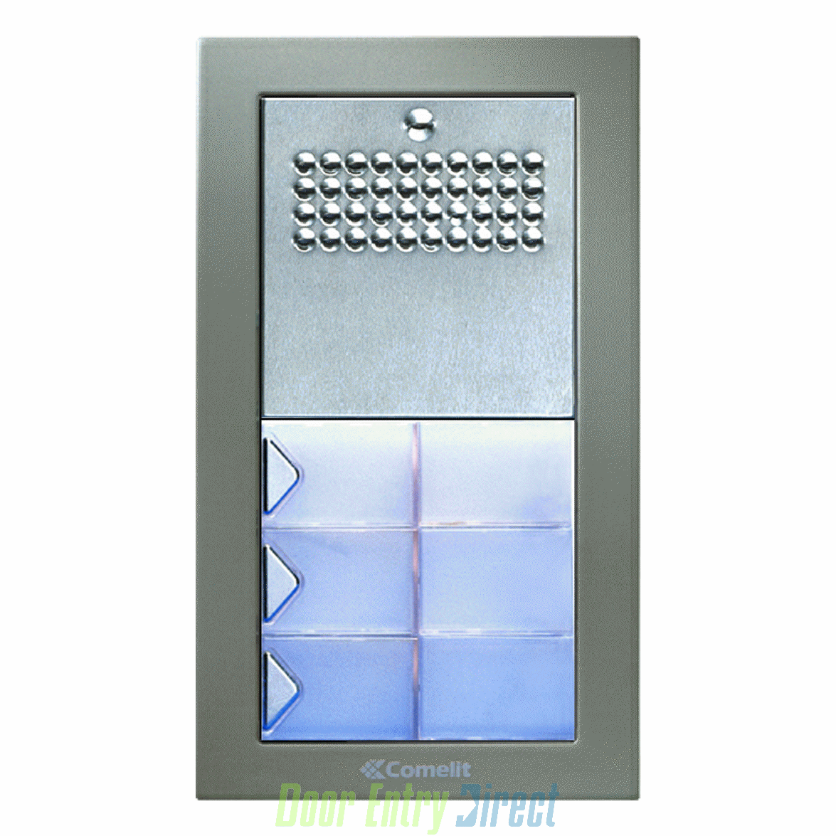 CPSFA-03 Comelit Powercom 03 button, 2 wire audio panel, flush