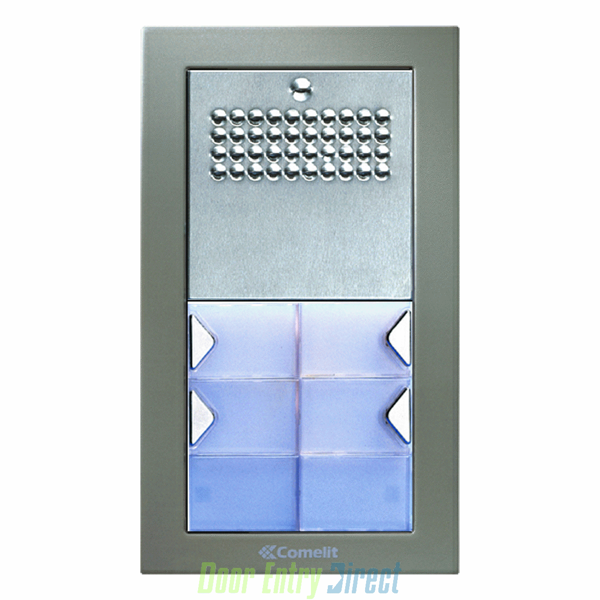 CPSFA-04 Comelit Powercom 04 button, 2 wire audio panel, flush