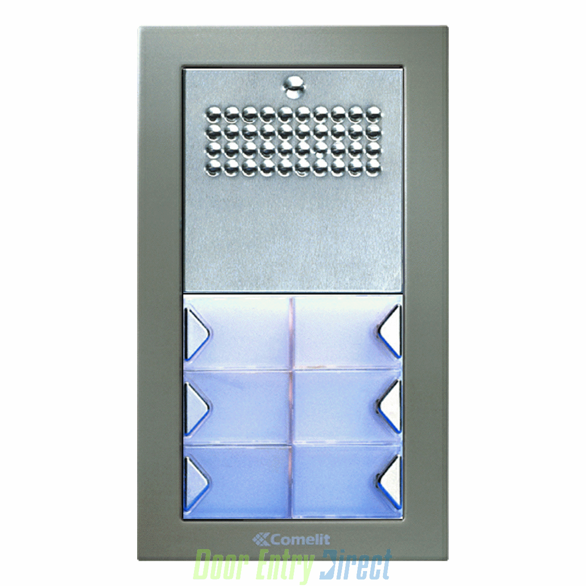 CPSFA-05 Comelit Powercom 05 button, 2 wire audio panel, flush