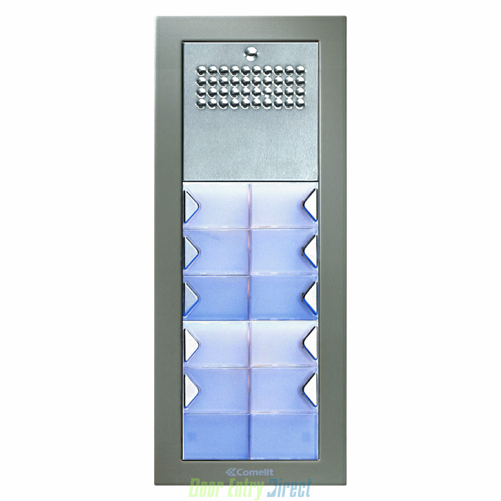 CPSFA-09 Comelit Powercom 09 button, 2 wire audio panel, flush