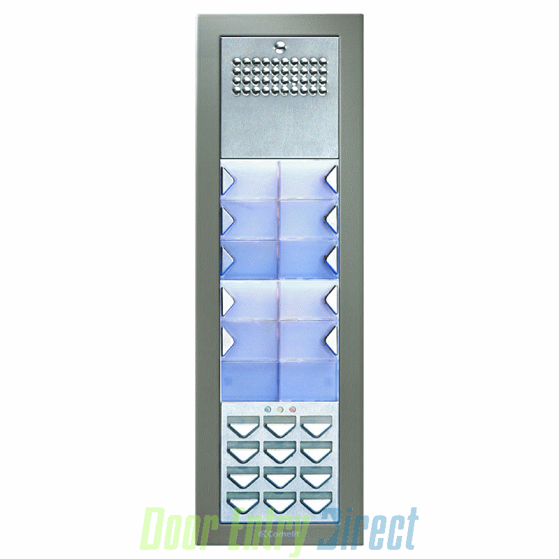 CPTFAK09 Comelit Powercom 09 button, 4+n audio, keypad panel, flush