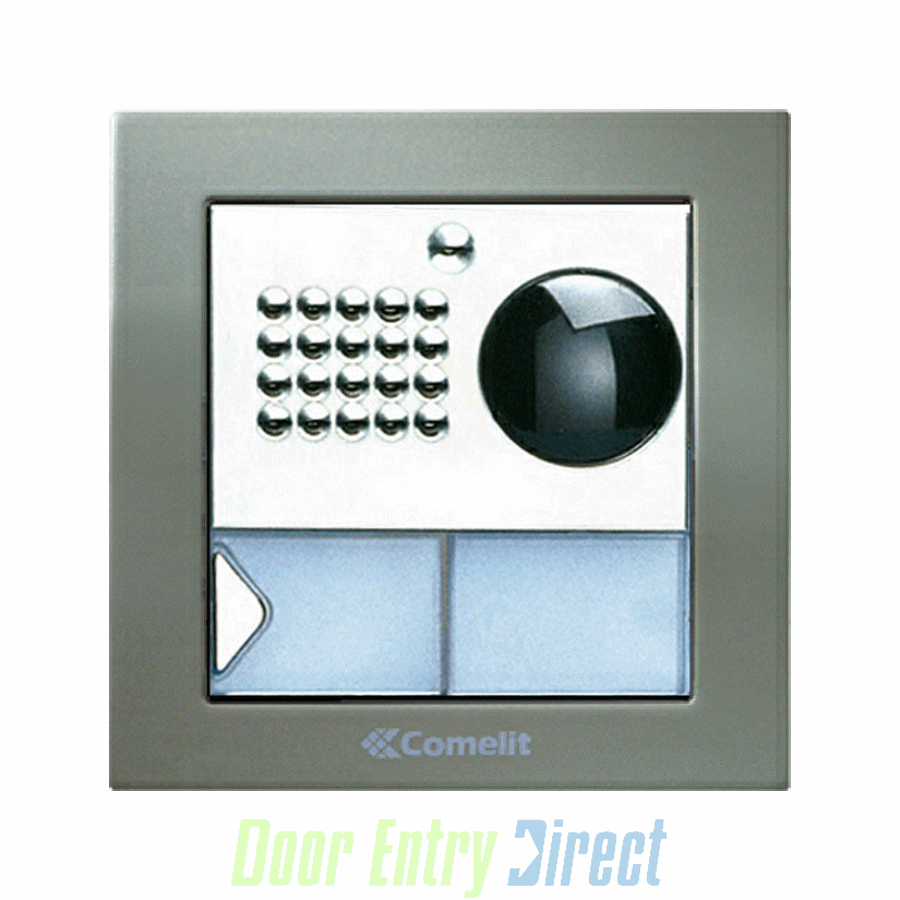 CPCFV-01 Comelit Powercom 01 button, 2 wire colour video panel, flu