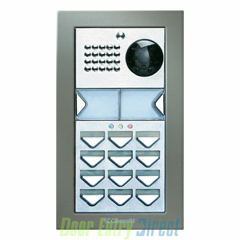 CPCFVK02 Comelit Powercom 02 button, 2 wire colour video, keypad pa