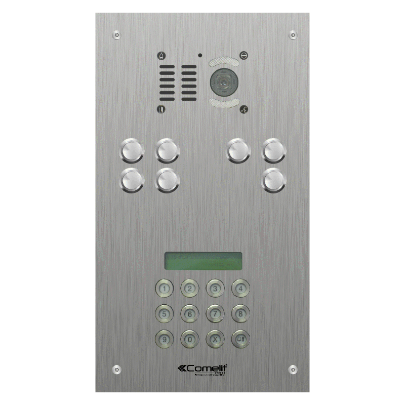VK4607/0C Comelit 7 button, VR s.steel engravable iKall video + 3188 k