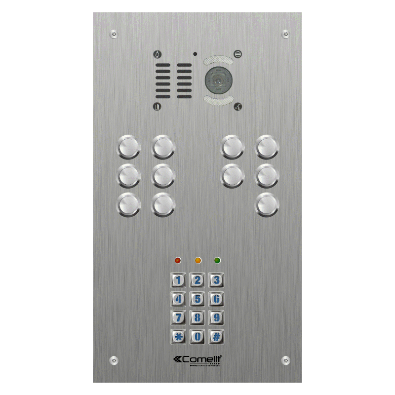 VK4611/05 Comelit 11 button, VR s.steel engravable iKall video + keypa
