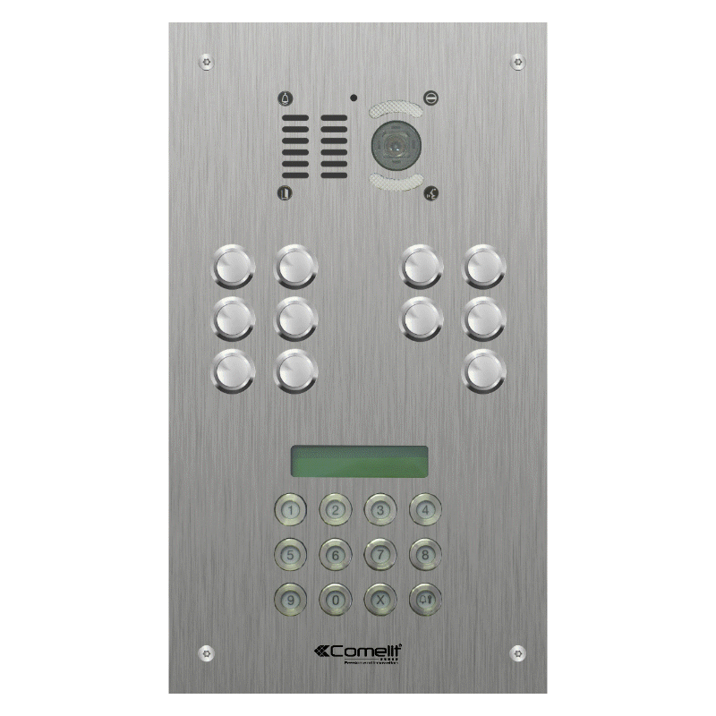 VK4611/0C Comelit 11 button, VR s.steel engravable iKall video + 3188