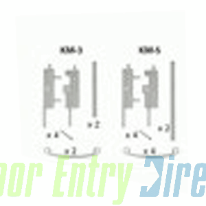 KM-3 Mounting kit for fitting 3 modules vertical or horizontal