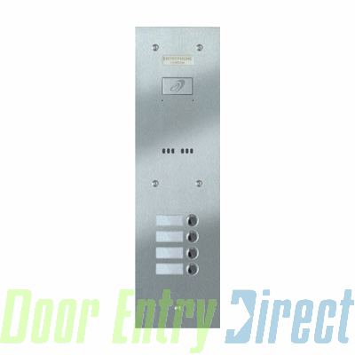 9200/A4-S 4 button stainless panel                          115mm wide