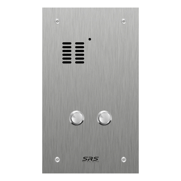 ES02A/S/F Comelit 2 way Stainless steel Flush Audio Panel 240x140