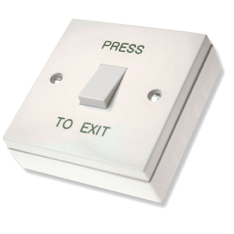 DRB1N-PTE Flush     plastic exit button,             PTE    86x86