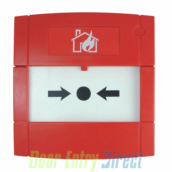 114411R KAC Break Glass unit 1 pole RED