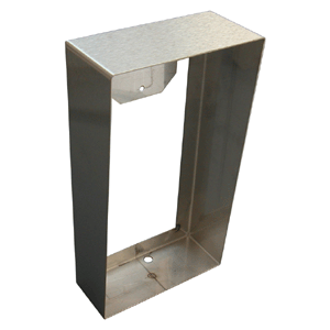 3505/50 Size A Stainless Steel hood (surface fit) 254x140x65