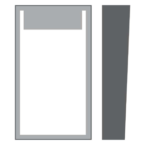 3506/50 Size D    Stainless steel hood (surface fit)      325x185x65