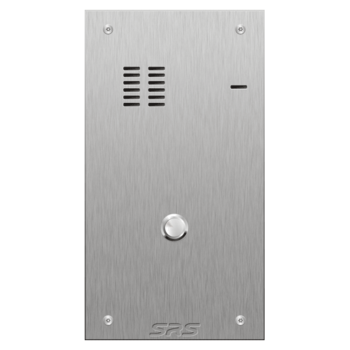 4101PAN 01 button VR S Steel panel, engravable to suit Panasonic