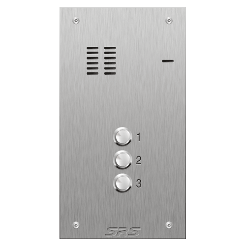 4103PAN 03 button VR S Steel panel, engravable, Panasonic     size A