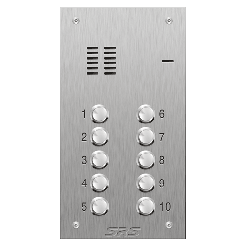4110 10 button VR S Steel panel, engravable size A