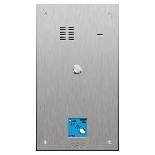 4301/08 01 button VR S Steel panel, engravable, prox. size D