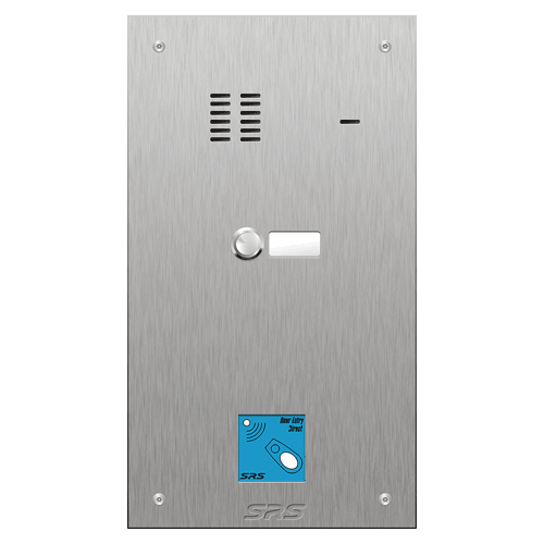 4401/08 01 button VR S Steel panel, name windows, prox.   size D
