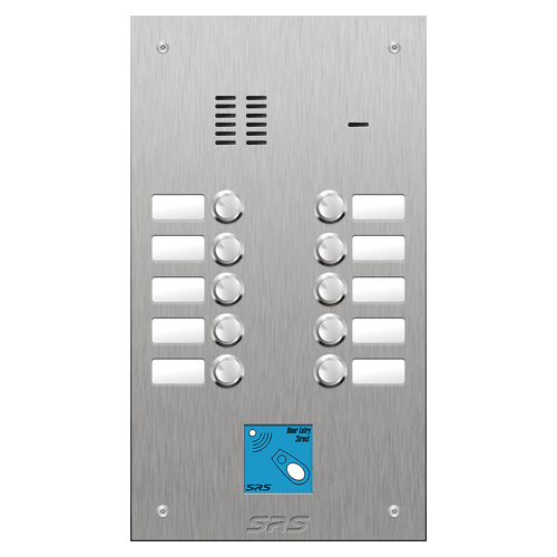 4410/08 10 button VR S Steel panel, name windows, prox.   size D