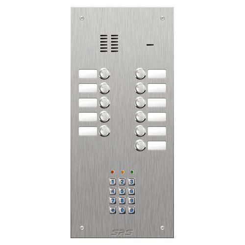 4411/05 11 button VR S Steel panel, name windows, keypad size D3