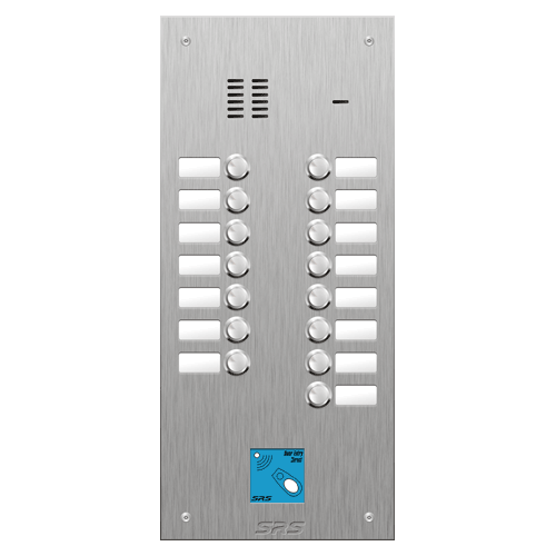 4415/08 15 button VR S Steel panel, name windows, prox.   size D3