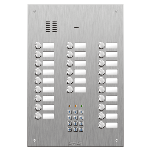 4425/05 25 button VR S Steel panel, name windows, keypad size D4